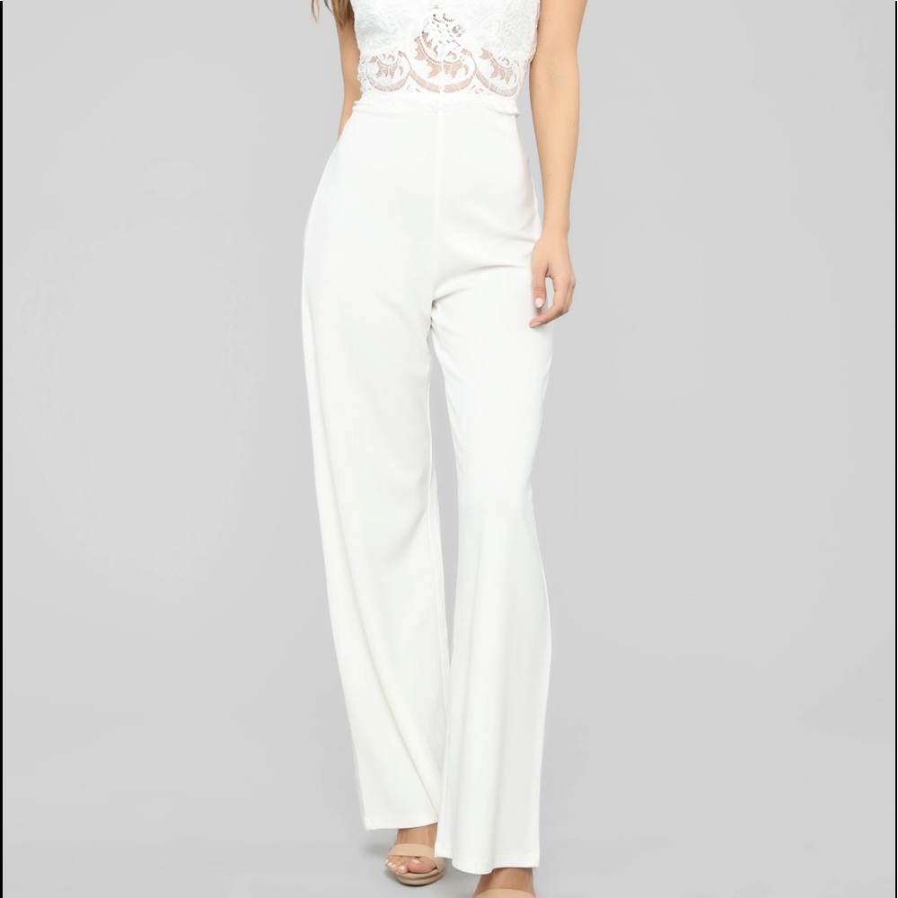 Roof Top Date Lace Jumpsuit
